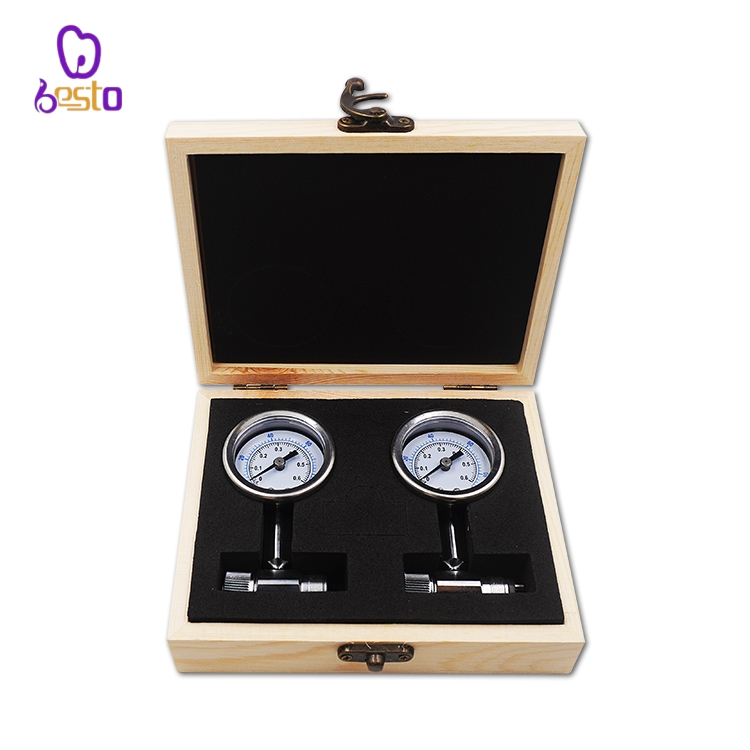 Dental Pressure Test Gauge Handpiece Dental Chair Air Unit Compressor Air Pressure Dentistry Tools Dental Turbine Manometer