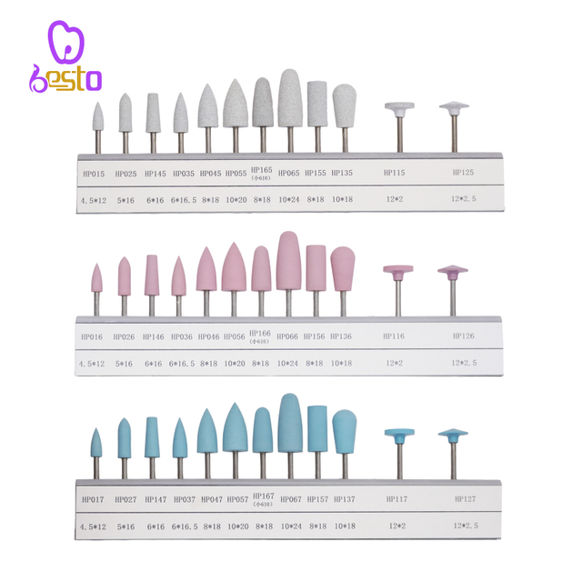 12pcs/box Dental Polishing Composite Kit Resin Polishing Disc Kit Dental Rubber Polisher