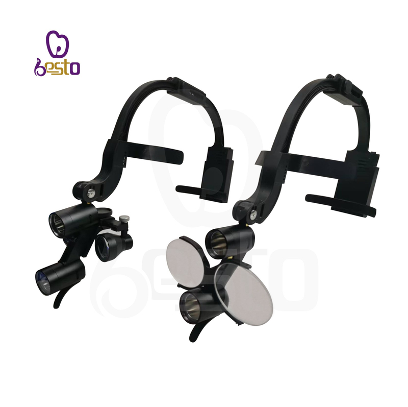  Dental LED Head Light Lamp 2.5X 3.5X Dentisit Surgical Headlight Magnification Binocular Loupes For Lab Equipment 