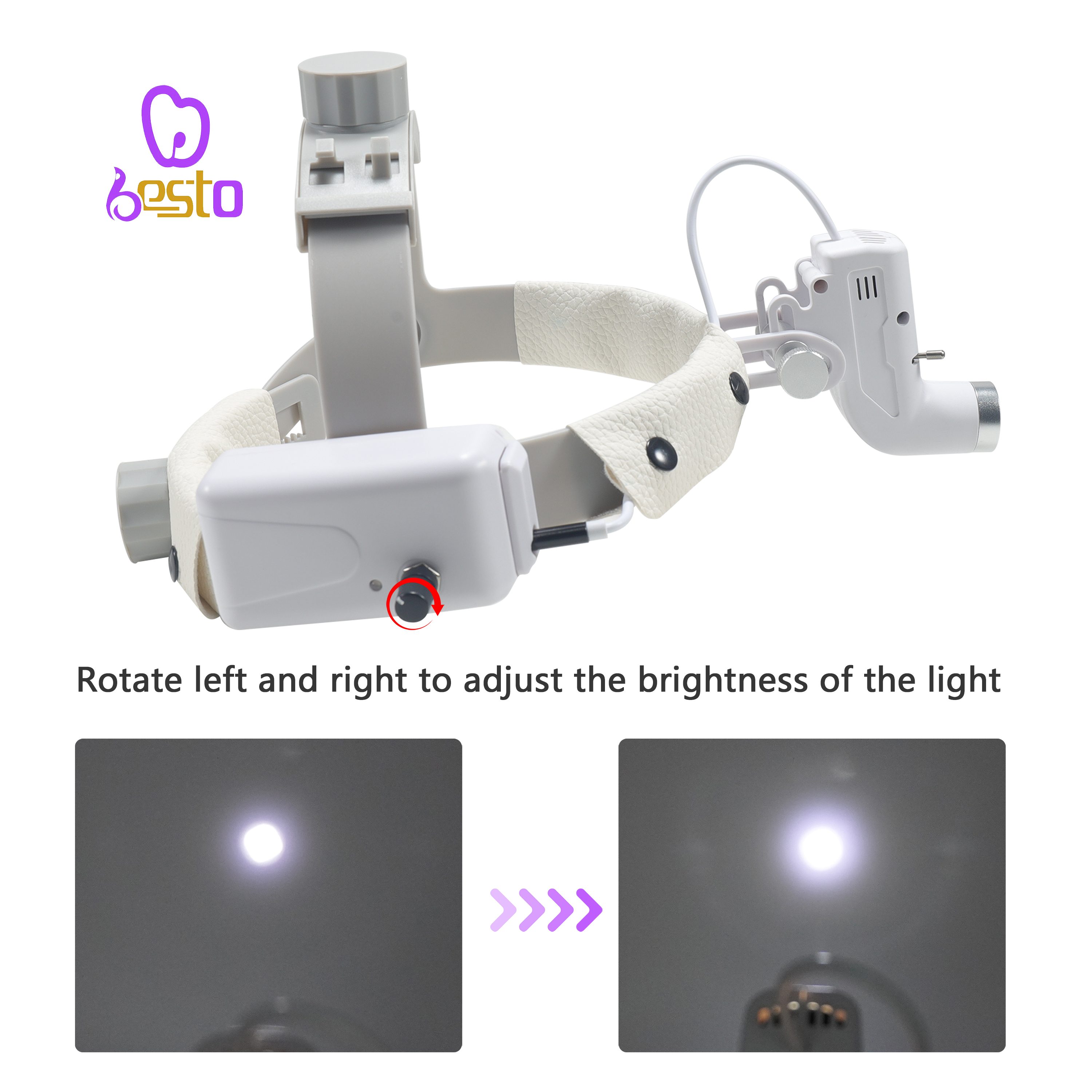 Dental LED Head Light Lamp 5W Dentisit Surgical Headlight For Lab Equipment 