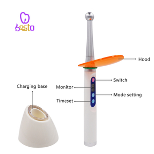 Metal Aluminum Curing Light Dental Colorful Dental Light Curing Led with Chargeable Battery