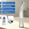 Fiber Optic Dental Low Speed Handpiece 20:1 Implant Contra Angle Push Button Stainless Steel Dental Implant Handpiece