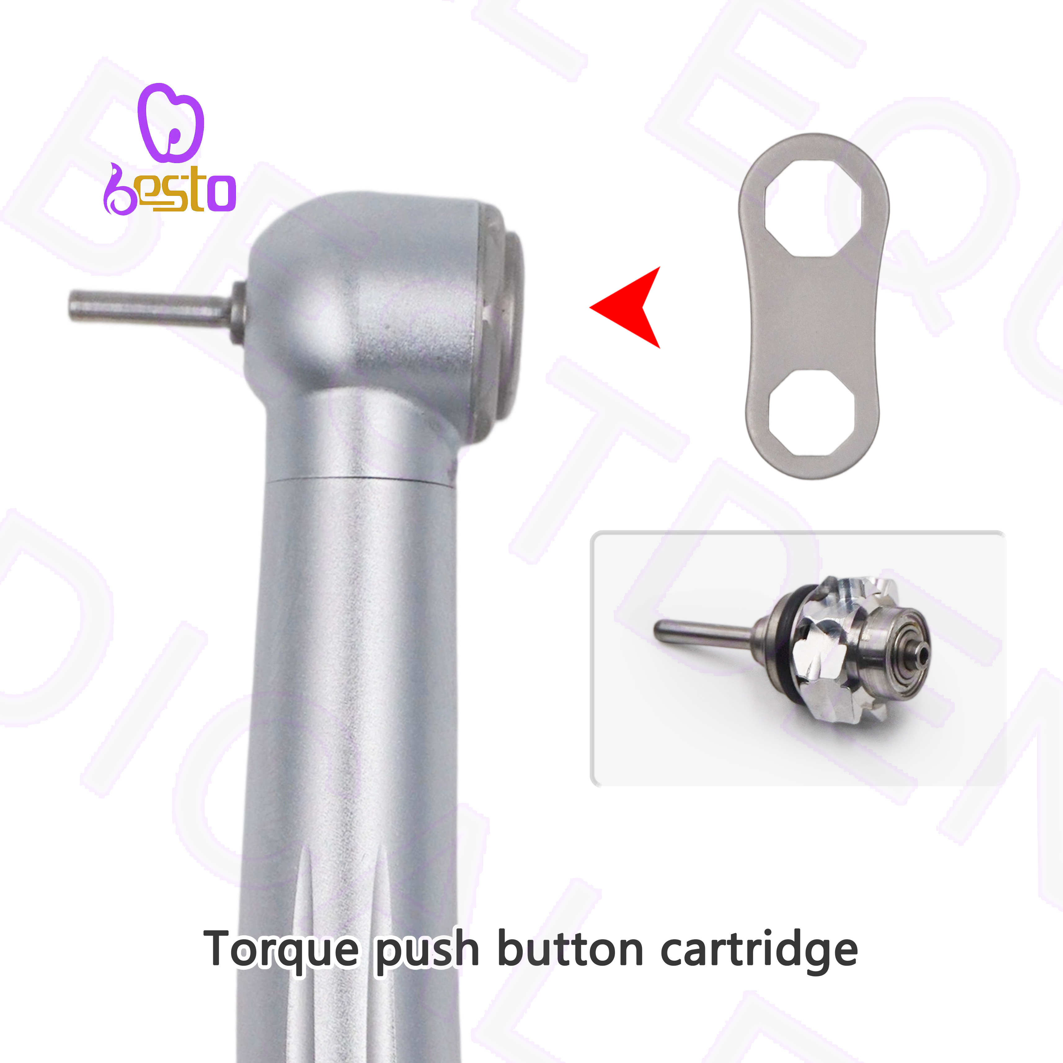Dental High Speed Air Turbine Ceramic Bearing Handpiece