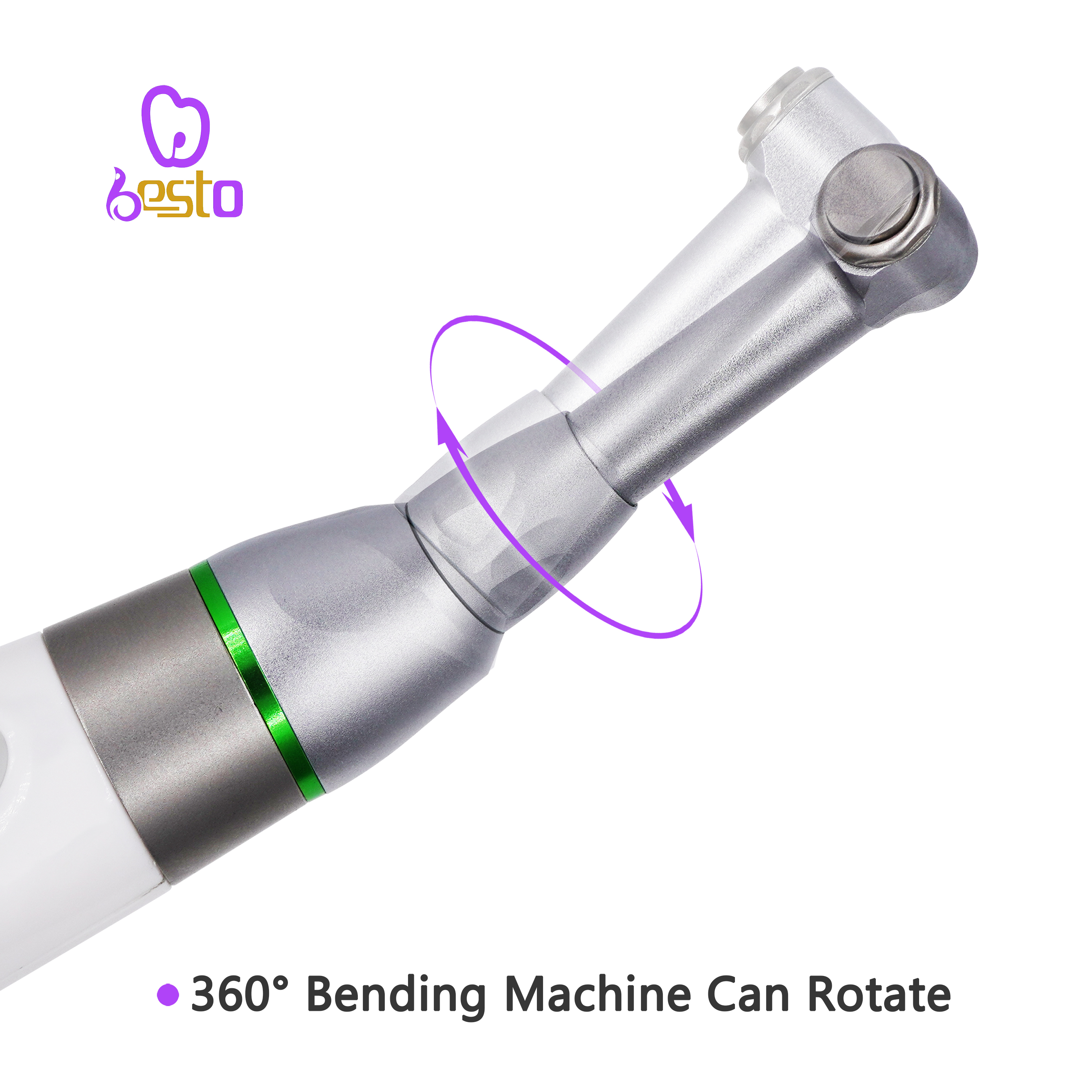 Dental Endo Motor 16:1 Reduction Contra Angle 360 Degree Rotation Endodontic Treatment Root Wireless Canal Therapy Tool