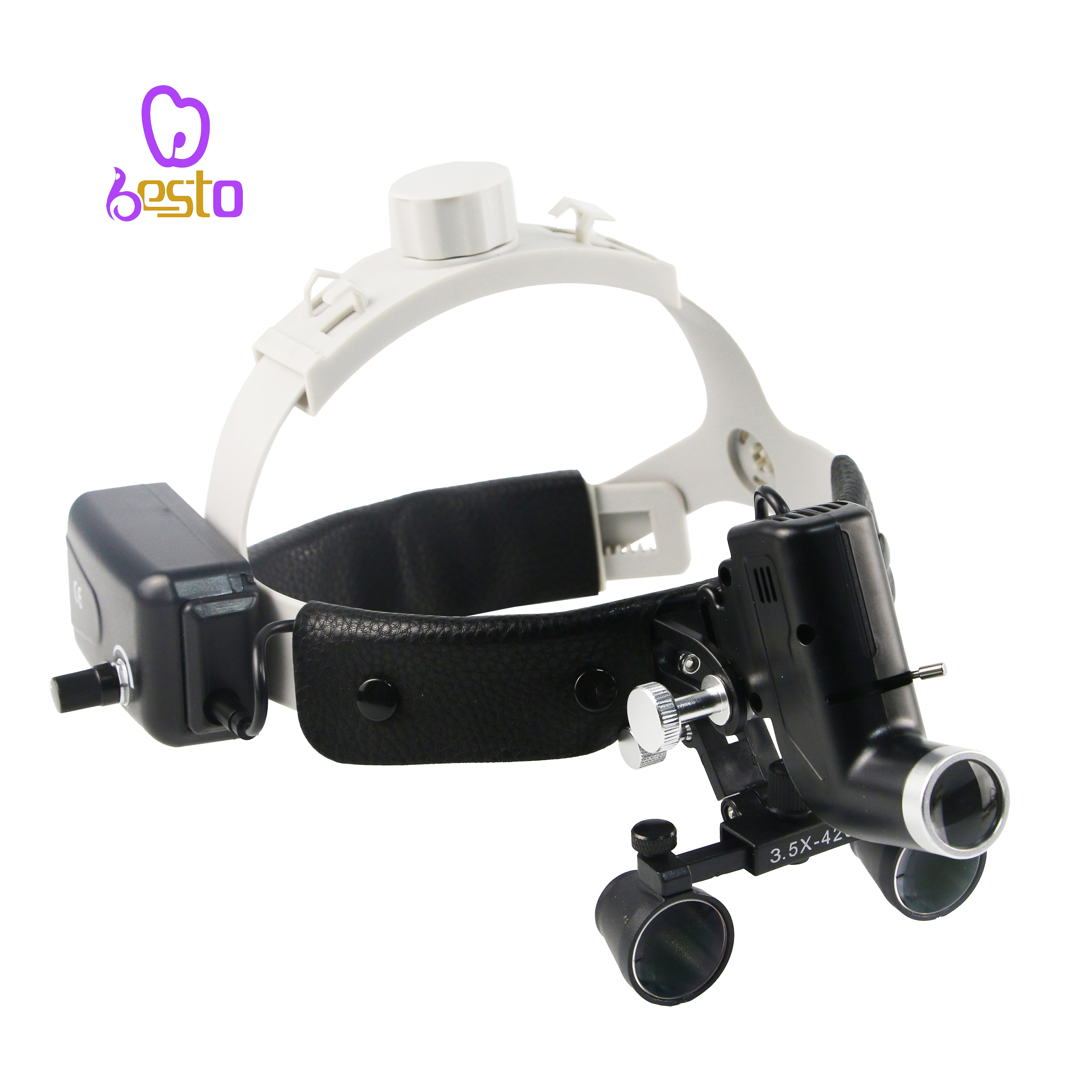 5W 2.5X 3.5X Dental Loupes Dentisit Surgical Headlight Magnification Binocular Loupes For Lab Equipment 