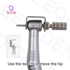 Dental Air Turbine Stainless Steel High Speed Handpiece Needle Type Turbine 2 Holes Standard Head Dentistry Equipment