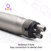 Dental Tips Push Button High Speed Dental Drill Stainless Steel 4holes Mini Head Dentistry Air Turbine Handpiece