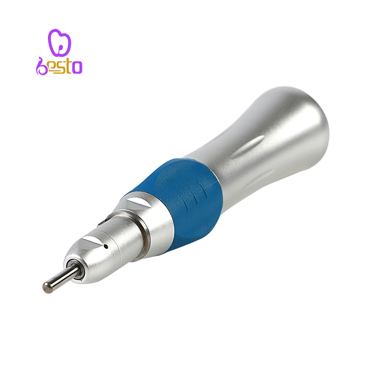 Dental 1:1 External Tips Straight Air Turbine Dental Handpiece 