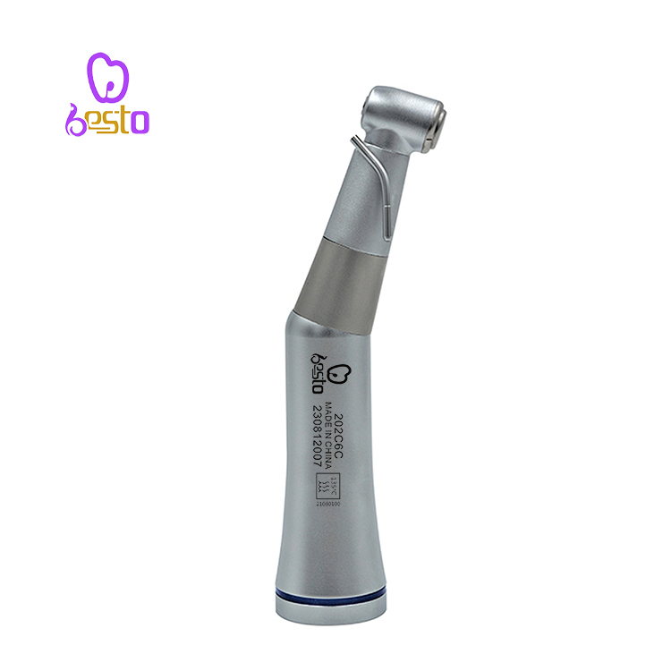 Dental Double Channel Water Sprays Push Button Contra Angle