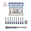 Dental Universal Prosthetic Tools Kit Implant Torque Wrench Ratchet With 9PCS Screw Drivers For Implantology Dental Tools