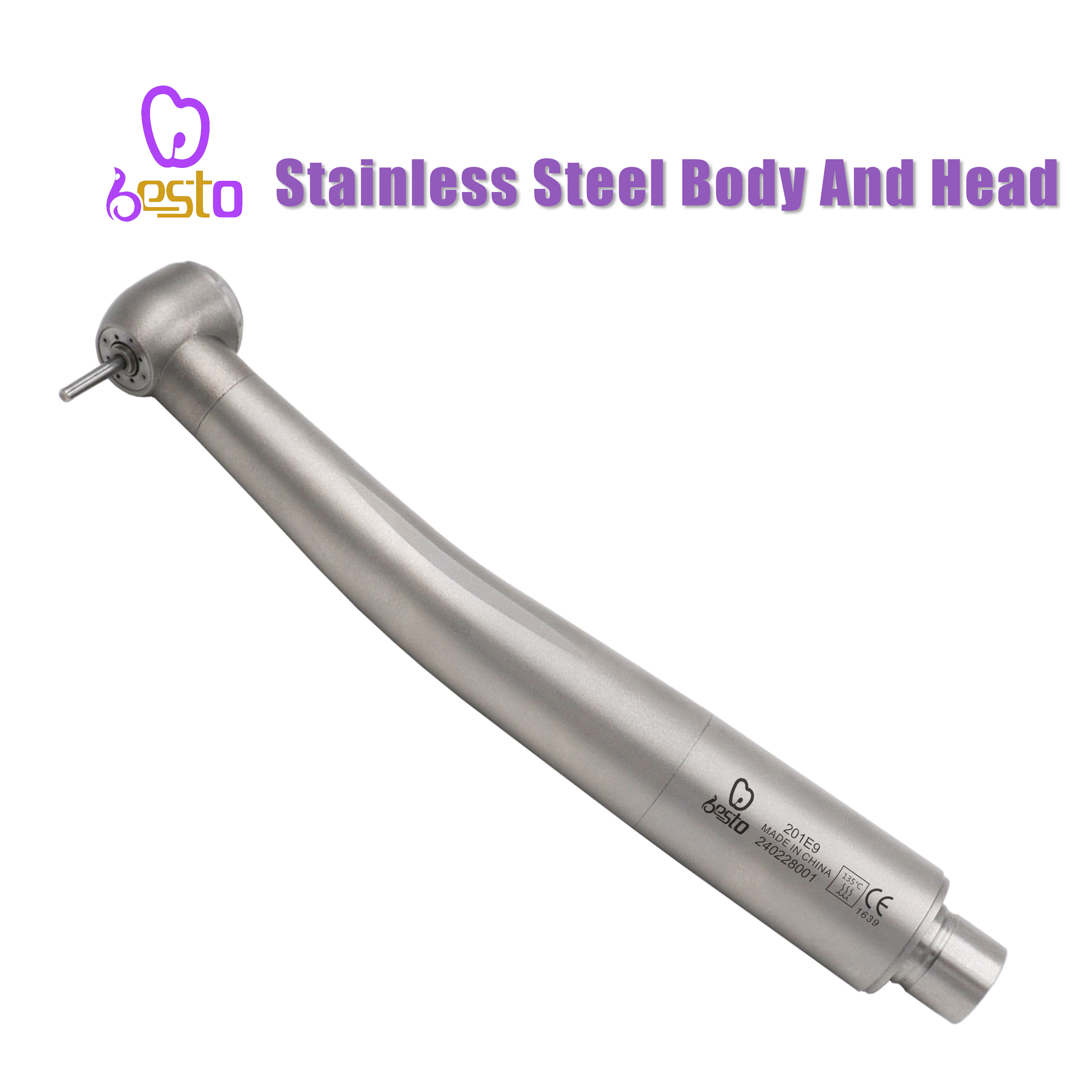 Dental High Speed Air Turbine Handpiece Push Button Tips Dentistry Tools