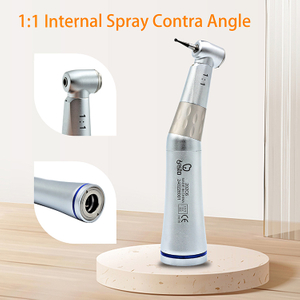 1:1 Internal Spray Contra Angle Dental Air Turbine Handpiece 