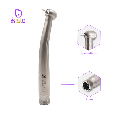 Dentistry Equipment Air Turbine Handpiece Stainless Steel High Speed Dental Tip 4 Water Sprays Handpieces 2holes Standard Head