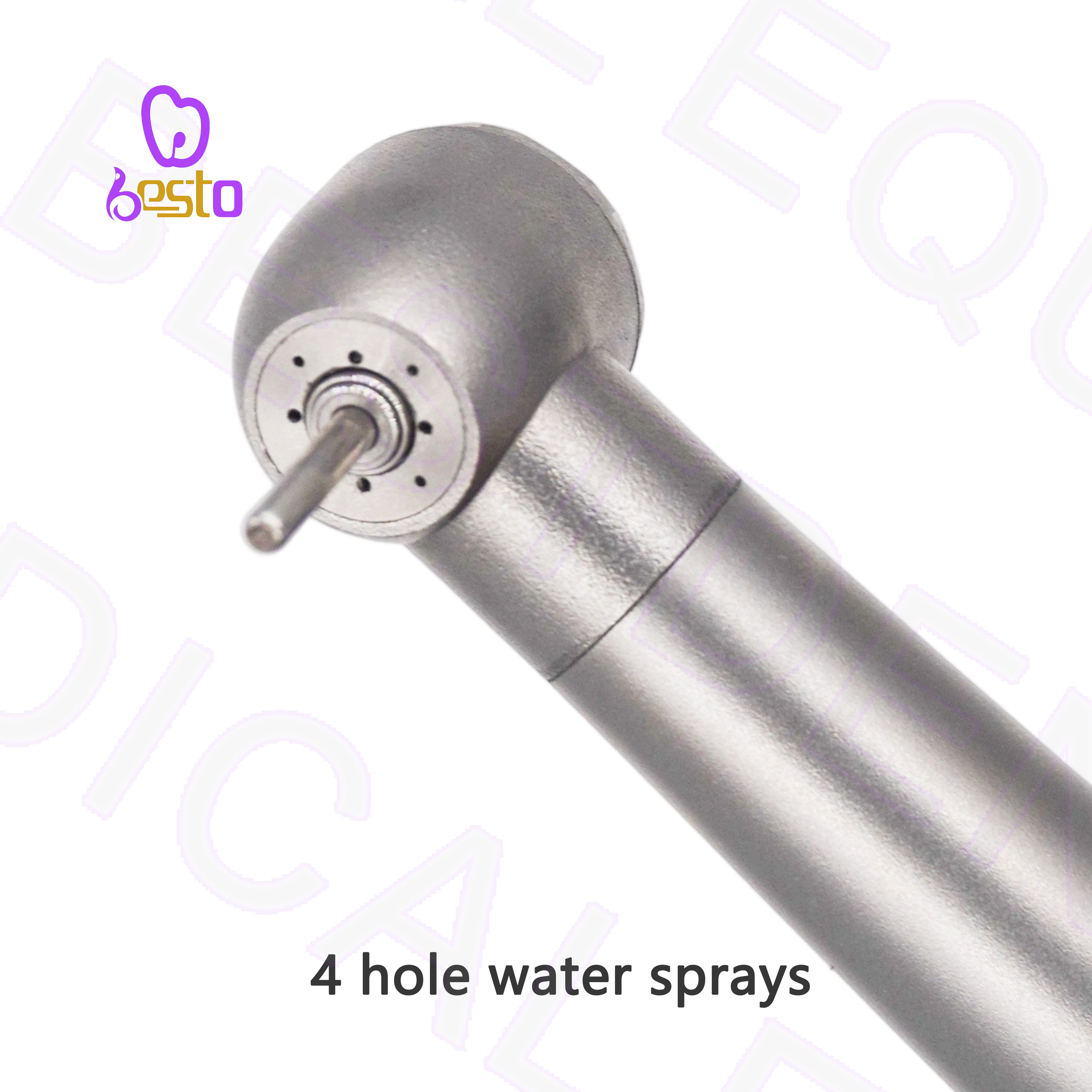 Dentistry Equipment Air Turbine Handpiece Stainless Steel High Speed Dental Tip 4 Water Sprays Handpieces 2holes Standard Head