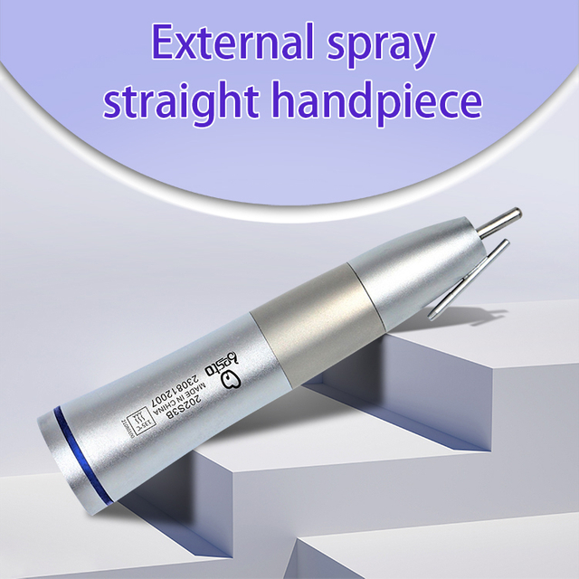 Internal Spray Low Speed Straight Handpiece with Ceramic Bearings 