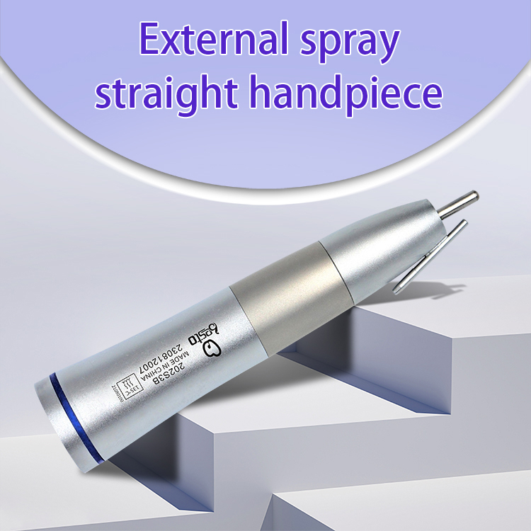 Internal Spray Low Speed Straight Handpiece with Ceramic Bearings 