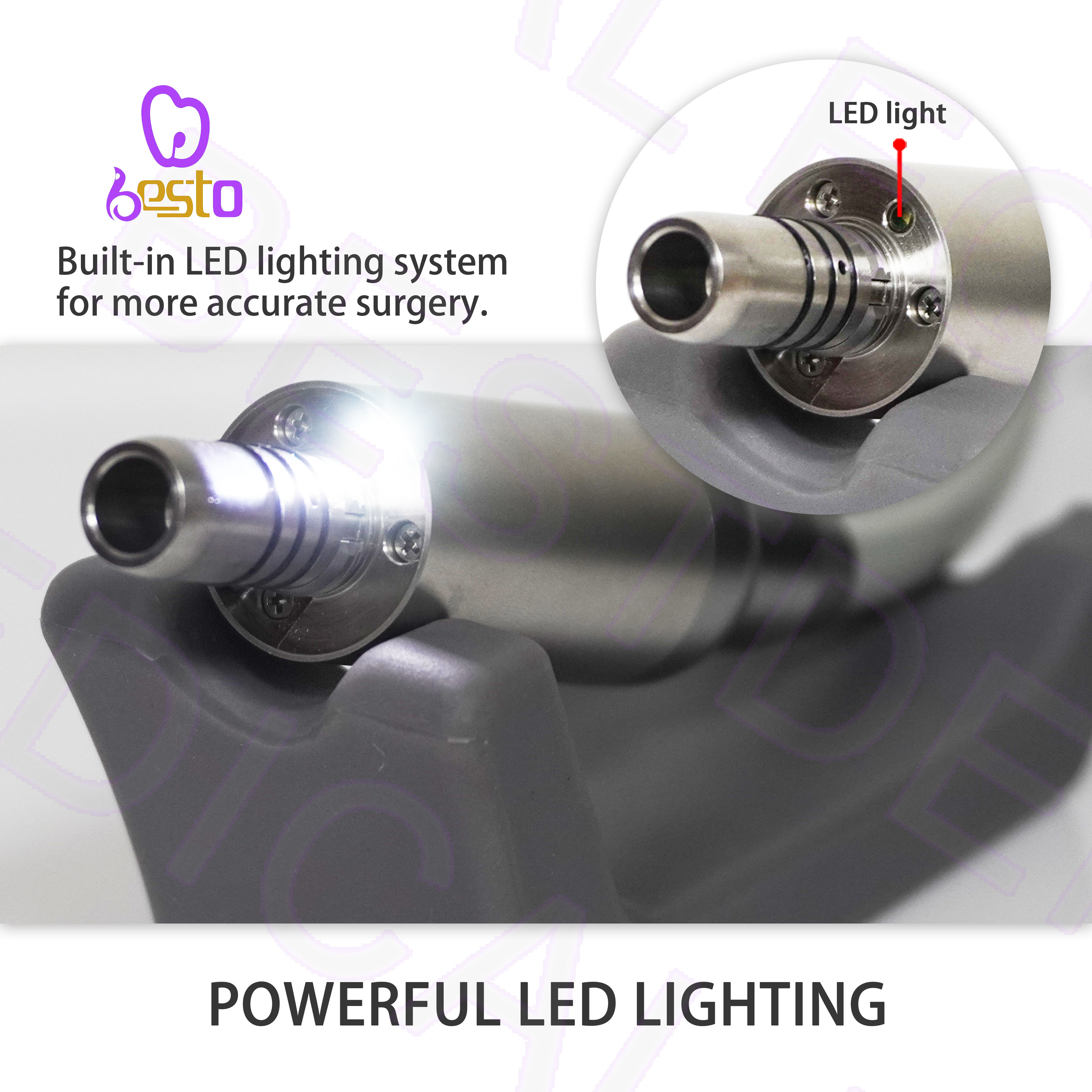 Portable Brushless Dental Electric Micro Motor Handpiece Turbine Power Source Plastic Automatic Water Supply Bottle