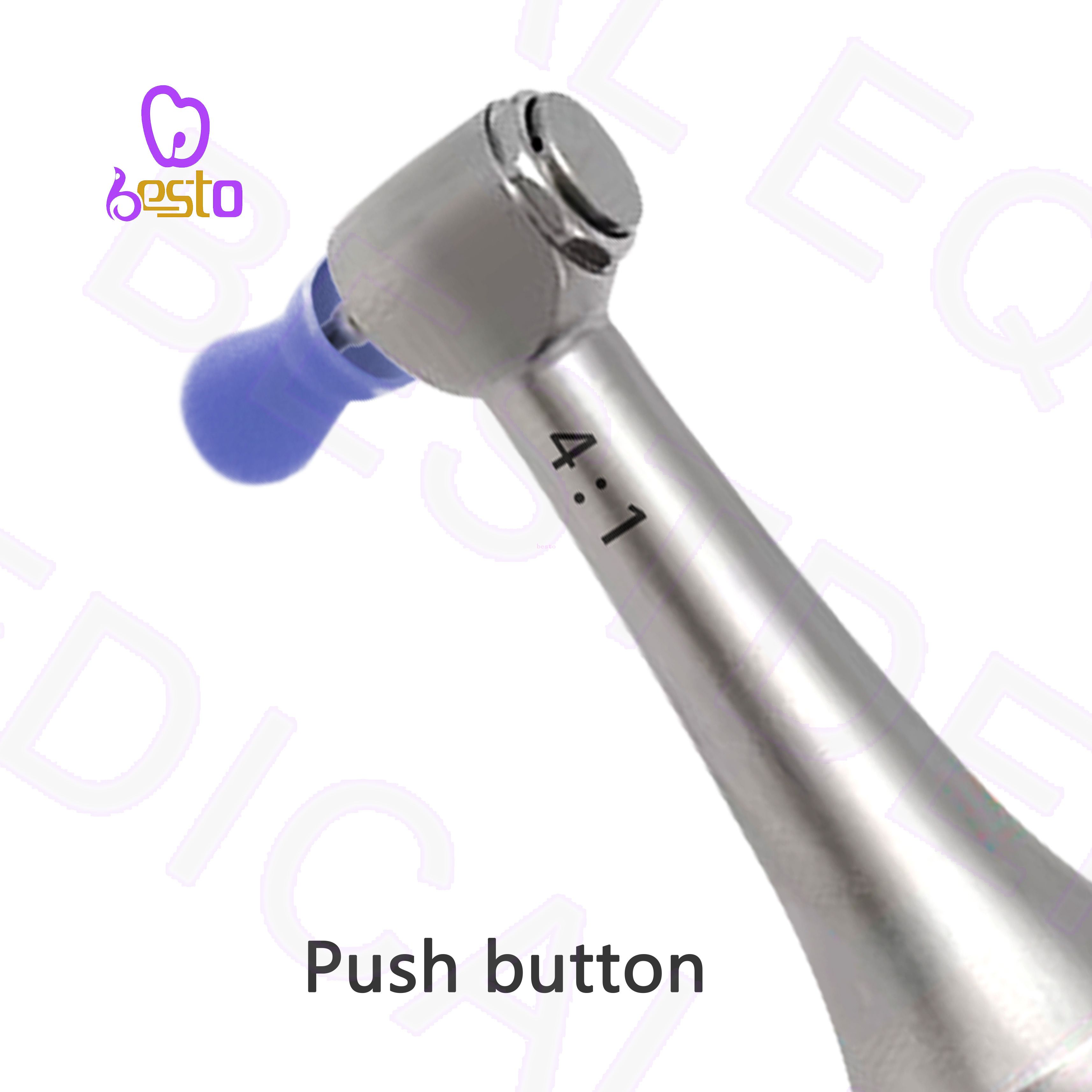 Dental Wireless Electric Portable Straight Prophy Brush Rotary Handpiece Disposable Head Contra Angle Dental Polishing Machine