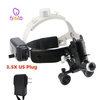 5W 2.5X 3.5X Dental Loupes Dentisit Surgical Headlight Magnification Binocular Loupes For Lab Equipment 