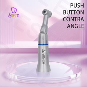 Dental Slow Speed Handpiece External Water Spary Contra Angle Handpiece Push Button Turbine Tip Dentistry Tools