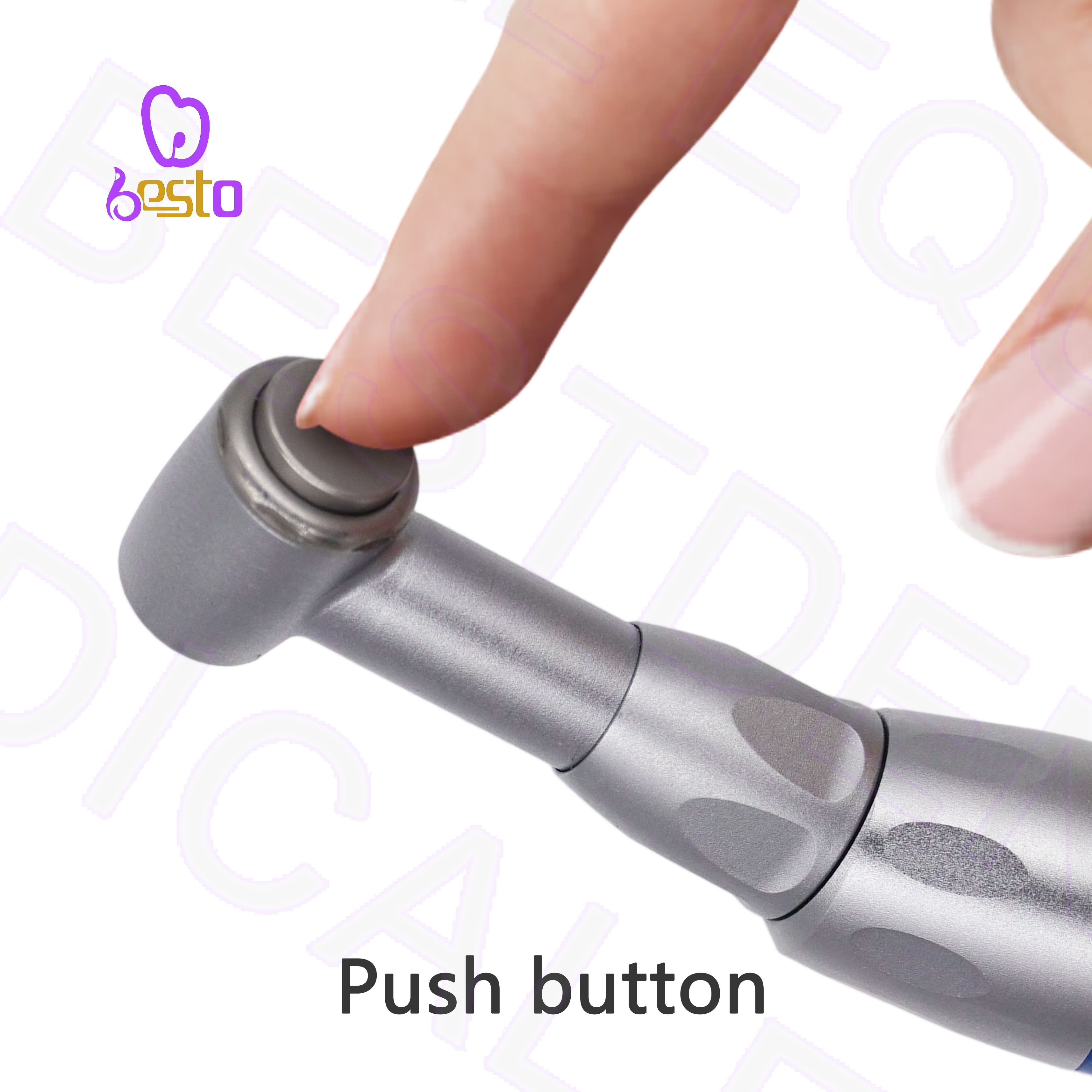 Dental Slow Speed Handpiece External Water Spary Contra Angle Handpiece Push Button Turbine Tip Dentistry Tools
