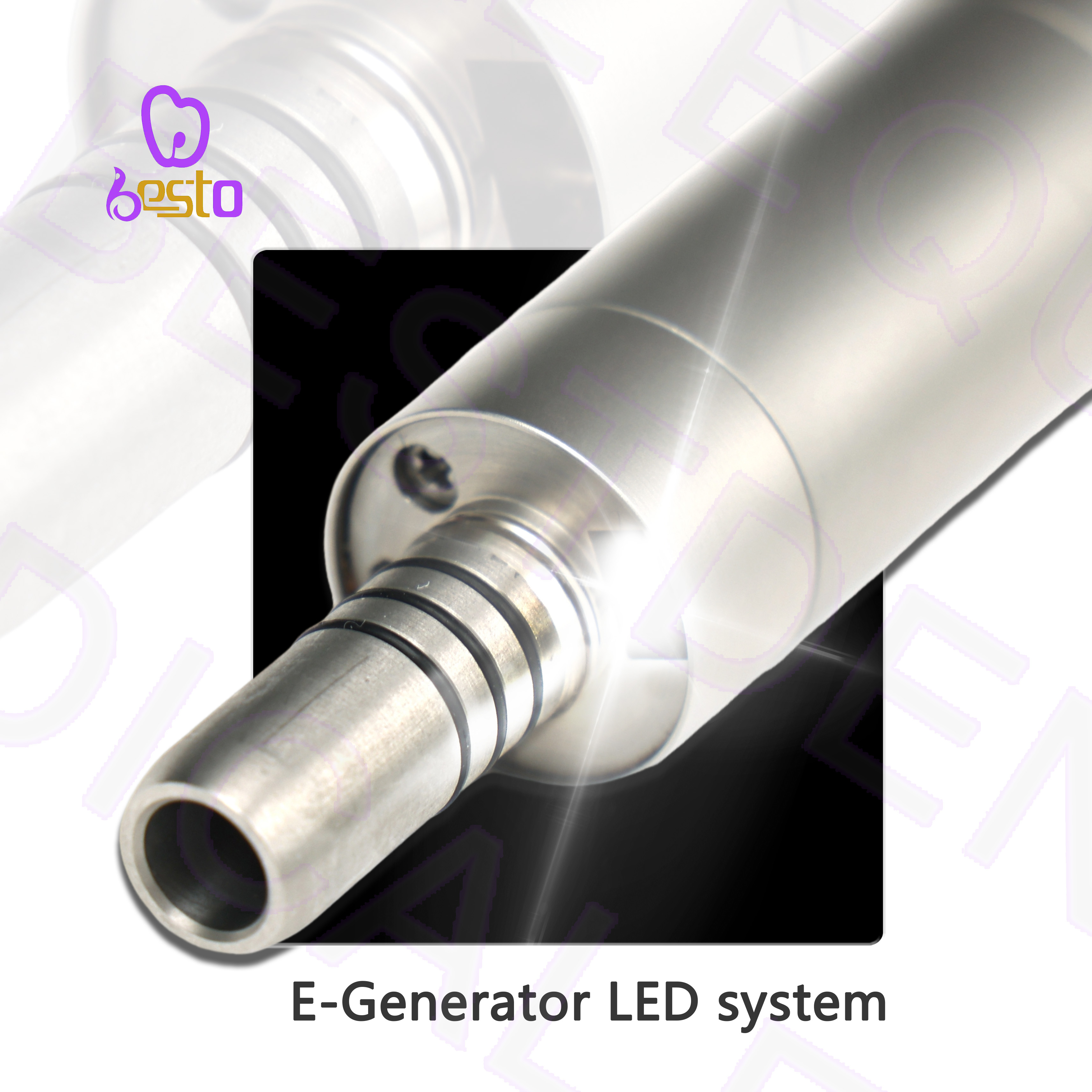 Dental Air Motor 2Holes Internal Water Spary Motor for Low Speed Handpiece