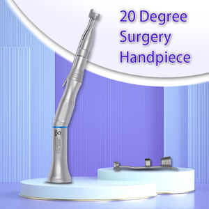 Dental Surgical Handpiece 20 Degree Air Turbine Stainless Steel Surgical Straight Dental Handpiece