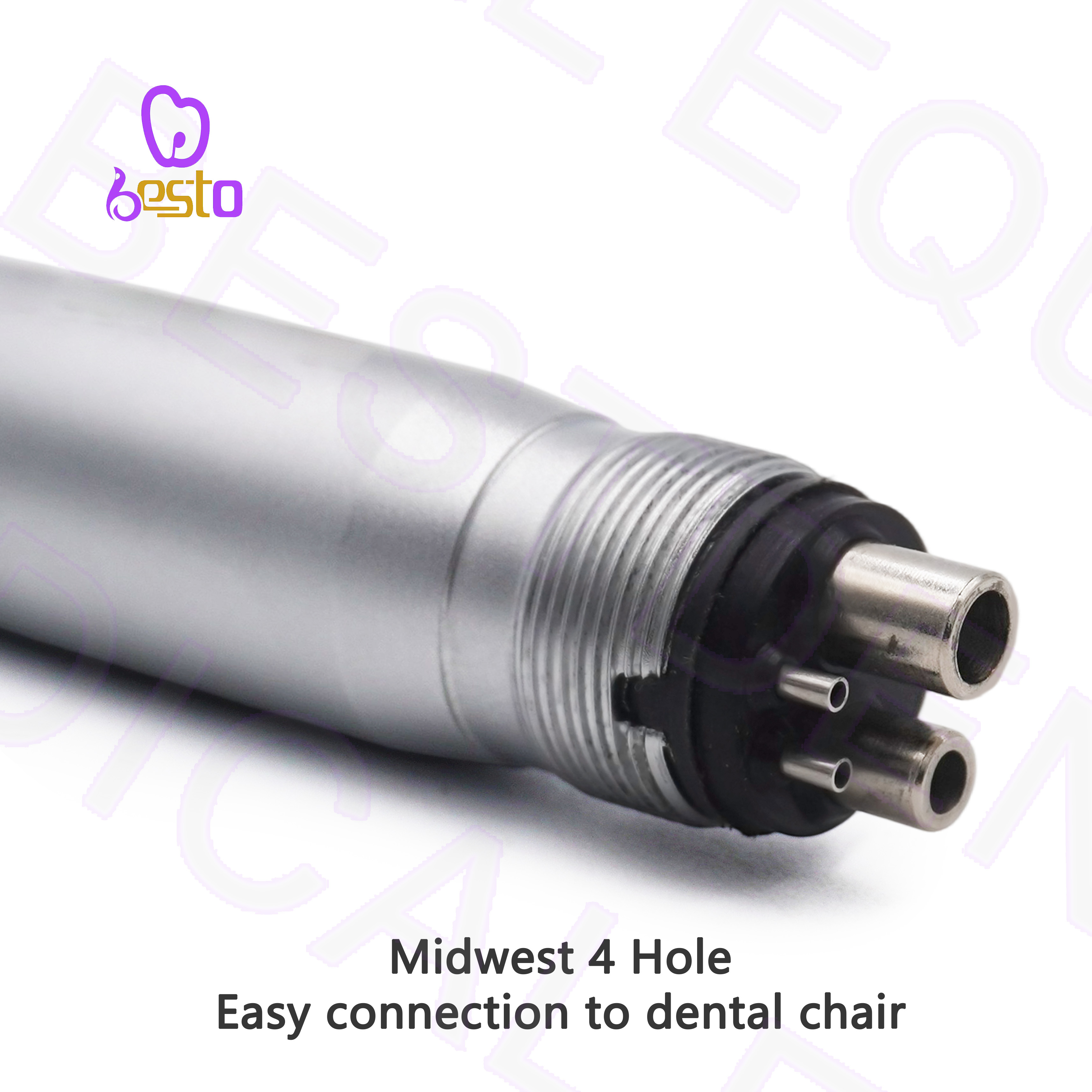 Dental Drills Push Button Stainless Steel High Speed Air Turbine Handpiece 