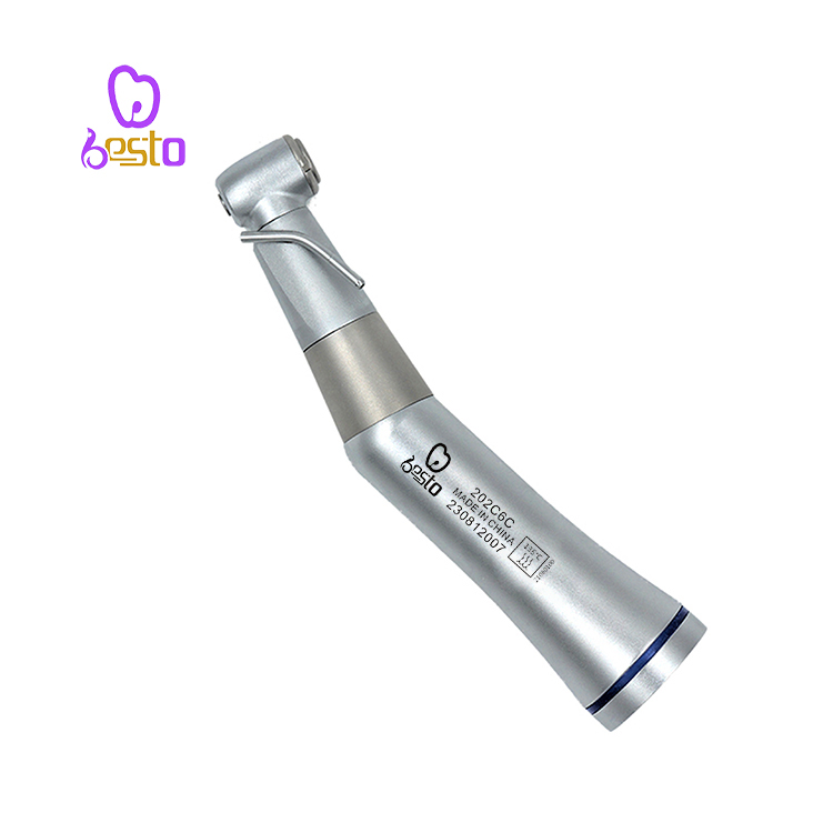 Dental Double Channel Water Sprays Push Button Contra Angle