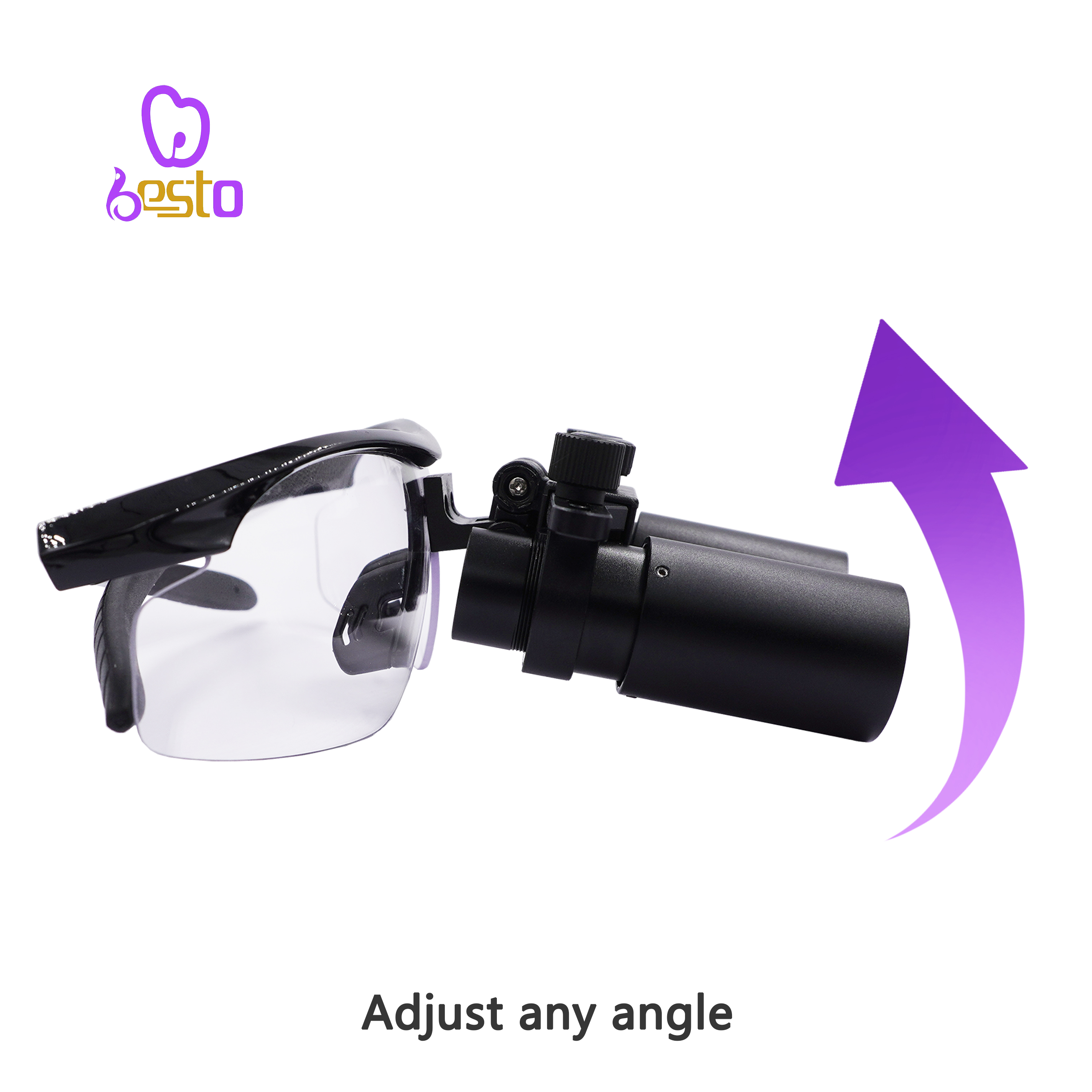 Dental Magnifying Glasses Medical Loupes 5X 6X Dentist Binocular Magnifier 5W LED Dental Headlight Surgical Headlamp