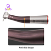 Dental Increase Contra Angle Handpiece 1:5 Fiber Optic Low Speed Contra Angle New Design Brown Color Fit E-type Electric Motor