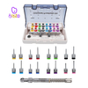 Dental Universal Restoration Tools Kit Implant Screw Driver Colorful Torque Wrench Ratchet 10-80NCM with 16Pcs Screw Drivers