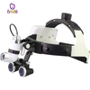 Dental LED Head Light Lamp Dentisit Surgical Headlight Magnification Binocular 2.5X 3.5X Loupes For Lab Equipment 