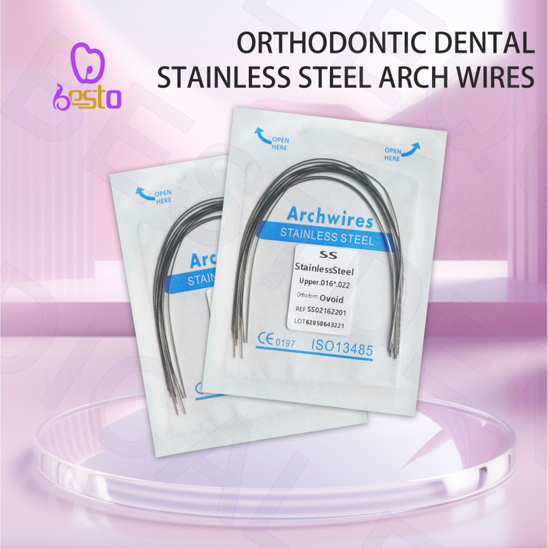 Orthodontic Niti Round Archwire Heat Activated Dental Materials