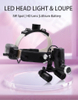 Surgical Dental Light Magnifying Glasses Loupes 4X 5X 6X Dental Loupes with Dental Loupes