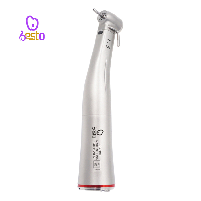 Dental Increasing Handpiece 1:5 Fiber Optic Low Speed Handpiece Contra Angle