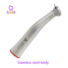 Dental 1:5 Increasing Handpiece Stainless Steel Fiber Optic Contra Angle Red Ring Low Speed Dental Handpiece 