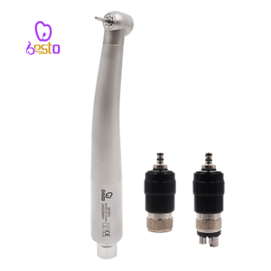 Dental Air Turbine Tips Push Button Ceramic Bearing High Speed Handpiece