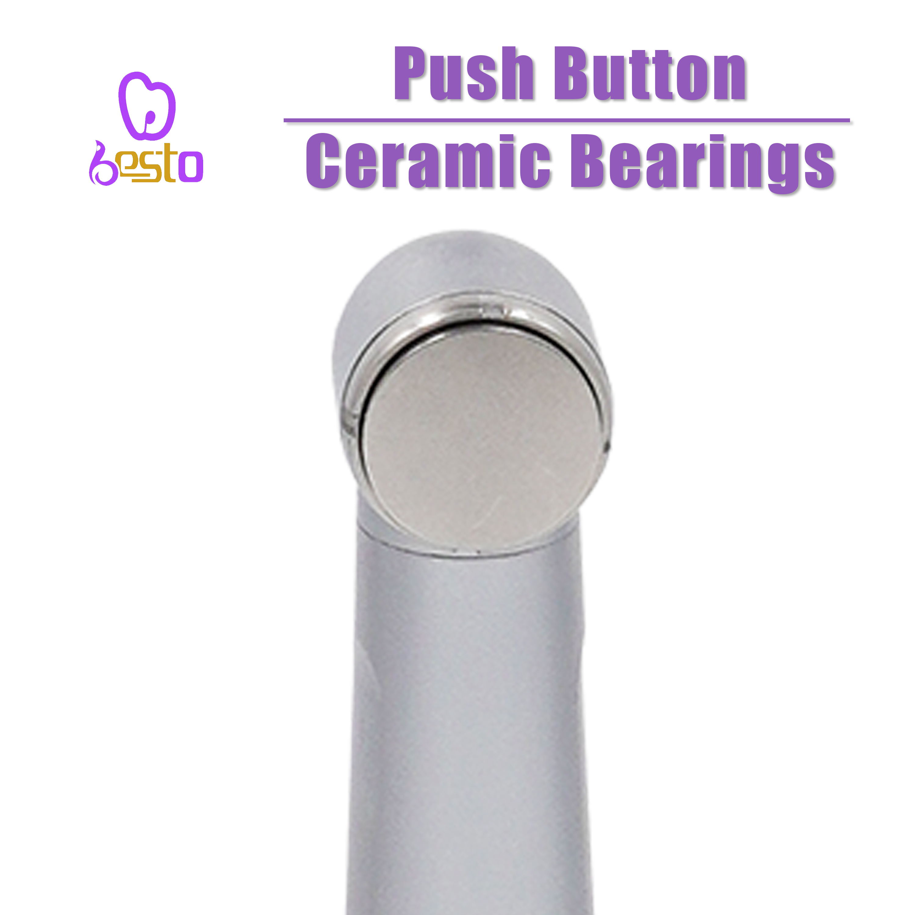 Dental Air Turbine High Speed Handpiece Push Button Ceramic Bearing Dental Tools