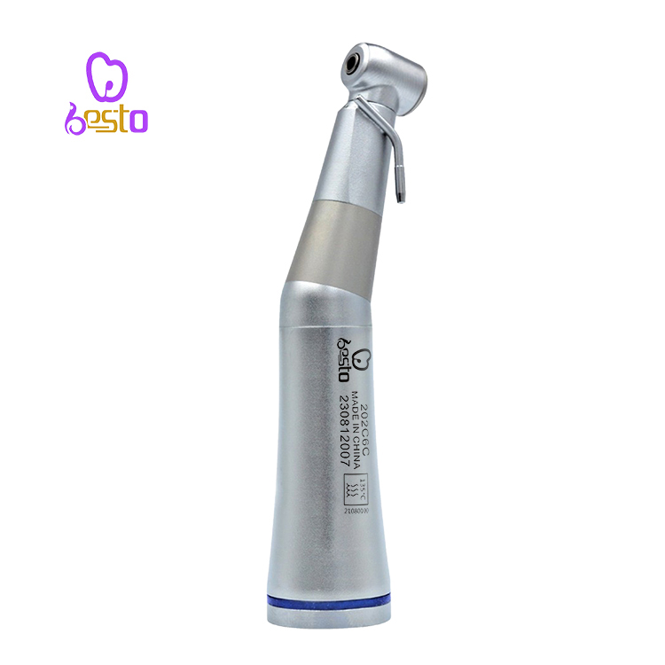 Dental Double Channel Water Sprays Push Button Contra Angle