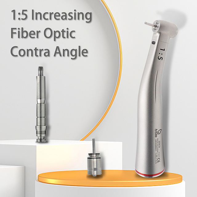 Dental 1:5 Increasing Contra Angle Dental Air Turbine Surgical Handpiece