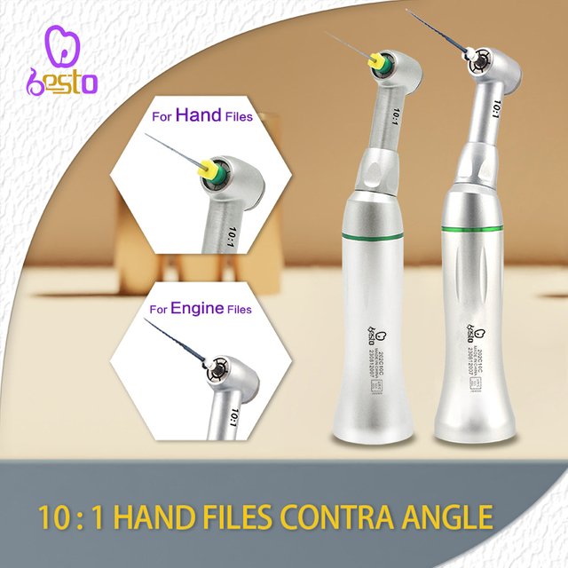 Dental 16:1 Handpiece Contra Angle Root Canal Reciprocation Dental Engine Files Endodontic Low Speed Handpiece