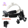 5W 2.5X 3.5X Dental Loupes Dentisit Surgical Headlight Magnification Binocular Loupes For Lab Equipment 