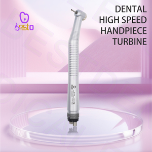 Dental Handpiece 4 Holes High Speed Single Spray Turbine Dental Air Turbine Handpiece Treatment Instrument for Lab Dentist