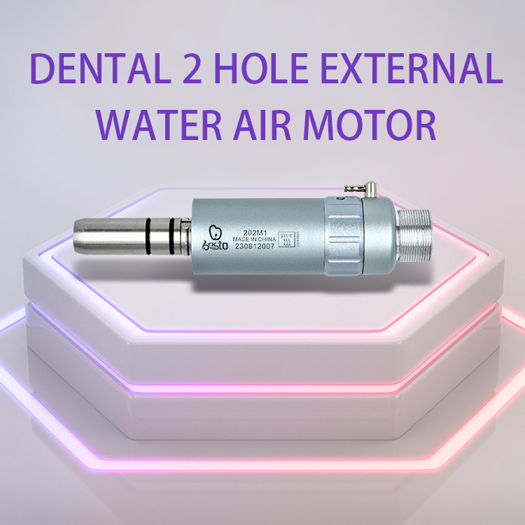 Dental Air Motor 2 Hole External Water Low Speed Air Turbine Handpiece