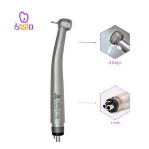 Dental LED Turbine E-generator High Speed Handpiece Push Buttone Dentistry Instrument