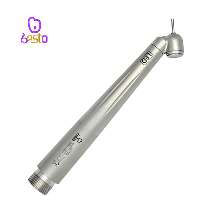 Dentistry Tools Led 45 Degree LED E-generator Tips High Speed Air Turbine Foshan Handpiece