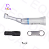Dental Low Speed Handpiece Push Button Contra Angle Handpiece Stainless Steel Turbine E-type Dentistry Equipment