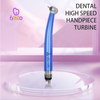 Dental High Speed Handpiece Blue Color Torque Head Turbine Stainless Steel Air Turbine Polishing Handpiece Dentistry Equipment