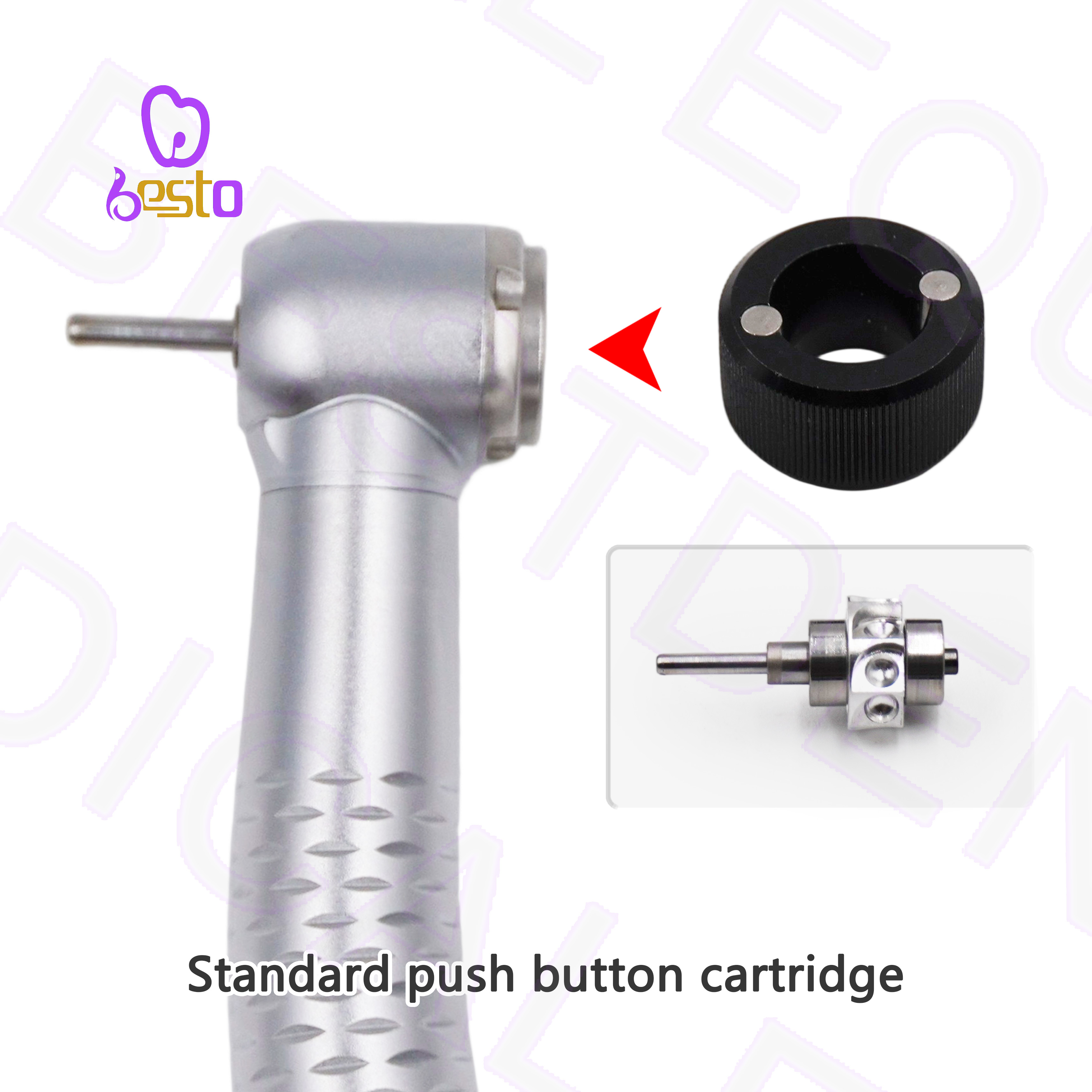 Dental Torque Head E-generator Turbine Quick Coupler Type LED High Speed Handpiece Dentistry Instrument